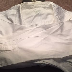 Boys long sleeve crisp white button down.